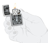Zippo Steam Punk Woman Street Chrome 48387