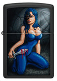 Zippo Woman Dagger Black Matte 48388