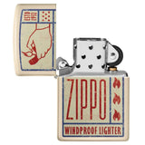 Zippo Windproof Lighter Design Flat Sand 48397