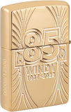 Zippo Windy 85th Anniversary Collectible Armor High Polish Brass 48413