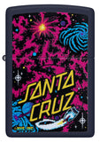 Zippo Santa Cruz Outer Space Galaxy Design Navy Matte 48414