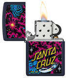 Zippo Santa Cruz Outer Space Galaxy Design Navy Matte 48414
