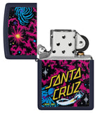 Zippo Santa Cruz Outer Space Galaxy Design Navy Matte 48414