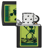 Zippo Creature Skeleton Black Matte 48416