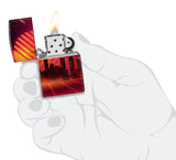 Zippo Cyber City Design 540 Color Matte 48505