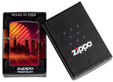 Zippo Cyber City Design 540 Color Matte 48505