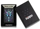Zippo Cyber Skull Design Black Matte 48516