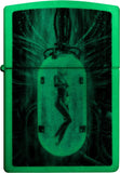 Zippo Tube Woman Design Glow in The Dark Matte 48520