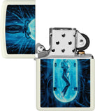 Zippo Tube Woman Design Glow in The Dark Matte 48520