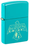 Zippo Thunderbird Western Design Flat Turquoise 48522