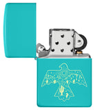 Zippo Thunderbird Western Design Flat Turquoise 48522