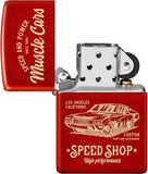 Zippo Muscle Car Design Metallic Red 48523