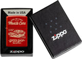 Zippo Muscle Car Design Metallic Red 48523