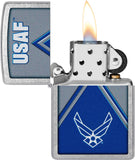 Zippo U.S. Air Force Design Street Chrome 48551