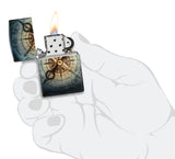 Zippo Compass Ghost Design 540 Glow in the Dark 48562