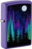 Zippo Northern Lights Design Purple Matte 48565