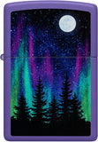 Zippo Northern Lights Design Purple Matte 48565