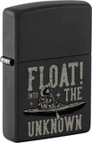 Zippo Float into The Unknown Design Black Matte 48566