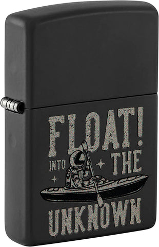 Zippo Float into The Unknown Design Black Matte 48566