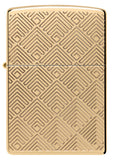 Zippo Pattern Design Armor High Polish Brass 48570