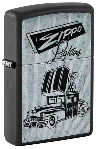 Zippo Car Design Black Matte 48572