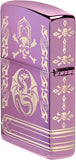 Zippo Anne Stokes Laser 360 High Polish Purple 48574