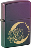 Zippo Lotus Moon Design Iridescent 48587