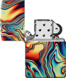 Zippo Colorful Swirl Design Glow in The Dark 540 Color 48612