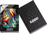Zippo Colorful Swirl Design Glow in The Dark 540 Color 48612