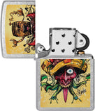 Zippo Sean Dietrich Devil Bull Design Street Chrome 48631