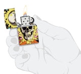 Zippo Trippy Skull Design Glow in the Dark 540 Color 48640