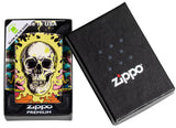 Zippo Trippy Skull Design Glow in the Dark 540 Color 48640