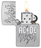 Zippo AC/DC Logo Street Chrome 48641