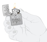 Zippo AC/DC Logo Street Chrome 48641