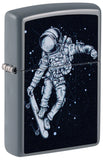 Zippo Skateboarding Astronaut Design Flat Grey 48644