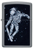 Zippo Skateboarding Astronaut Design Flat Grey 48644