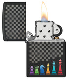 Zippo Color Image Laser Engrave Black Matte 48662