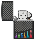 Zippo Color Image Laser Engrave Black Matte 48662