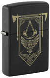 Zippo Assassin's Creed Valhalla Laser Engrave Black Matte 48669