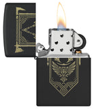 Zippo Assassin's Creed Valhalla Laser Engrave Black Matte 48669