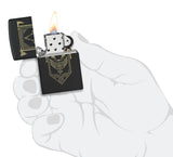 Zippo Assassin's Creed Valhalla Laser Engrave Black Matte 48669