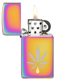 Zippo Slim Multi Color Laser Two-Tone 48670
