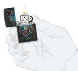 Zippo Rick Rietveld Black Matte Black Light 48673