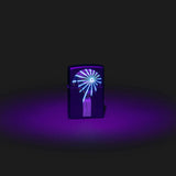 Zippo Mountain Waterfall Design Black Matte 48676