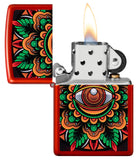 Zippo Metallic Red Color Image 48678