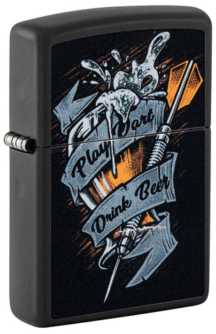Zippo Color Image Black Matte 48679