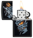 Zippo Color Image Black Matte 48679