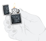 Zippo Evil Tree Design Street Chrome 48681