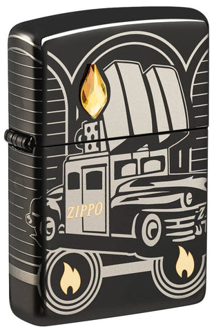 Zippo Collectible COY 2023 Zippo Car 75th Anniversary Limited High Polish Black 48691