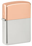 Zippo Bimetal Sterling Silver and Copper Bottom 48695